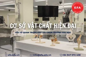 cơ sở vật chất hiện đại khi du học