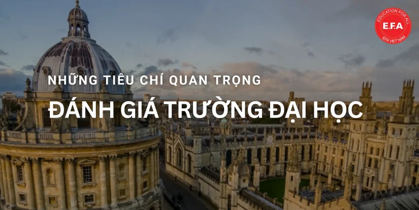 Các tiêu chí đánh giá trường Đại học