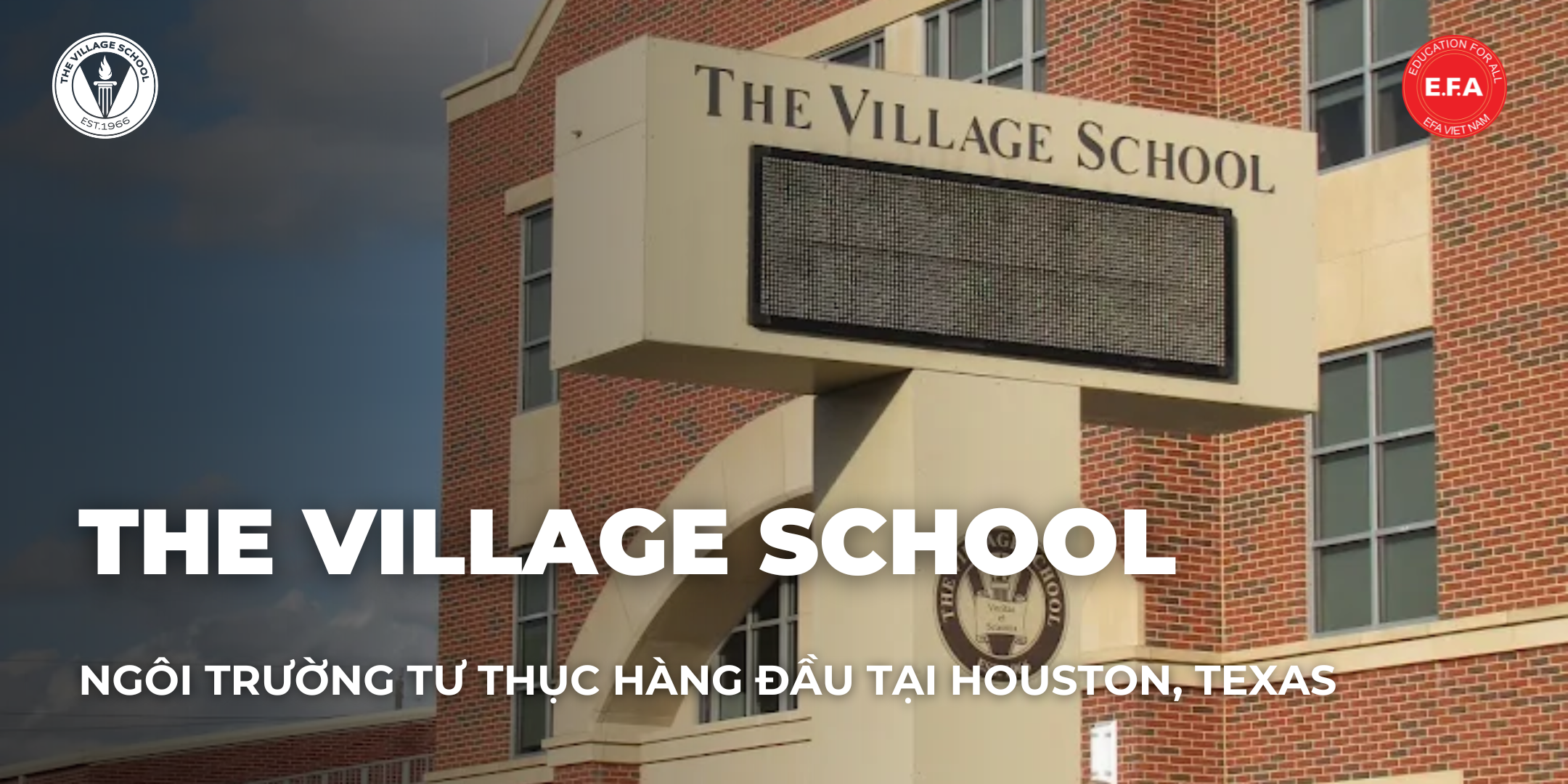 The Village School là một trong những trường tư thục nội trú nổi bật với môi trường học tập quốc tế, chương trình đào tạo đa dạng và lộ trình chuẩn bị đại học bài bản. Là thành viên của hệ thống giáo dục quốc tế Nord Anglia Education với chương trình học chuẩn Mỹ, The Village School đã và đang khẳng định vị thế là điểm đến lý tưởng cho những học sinh mong muốn phát triển toàn diện và vươn tầm quốc tế.